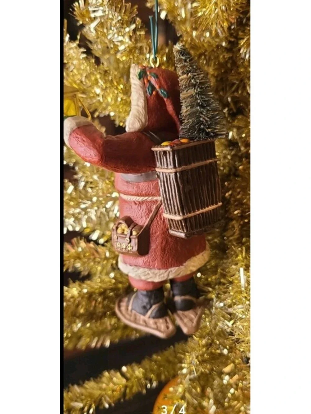 Hallmark Keepsake Ornament Merry Olde Santa with Lantern 1994 #5 in Series